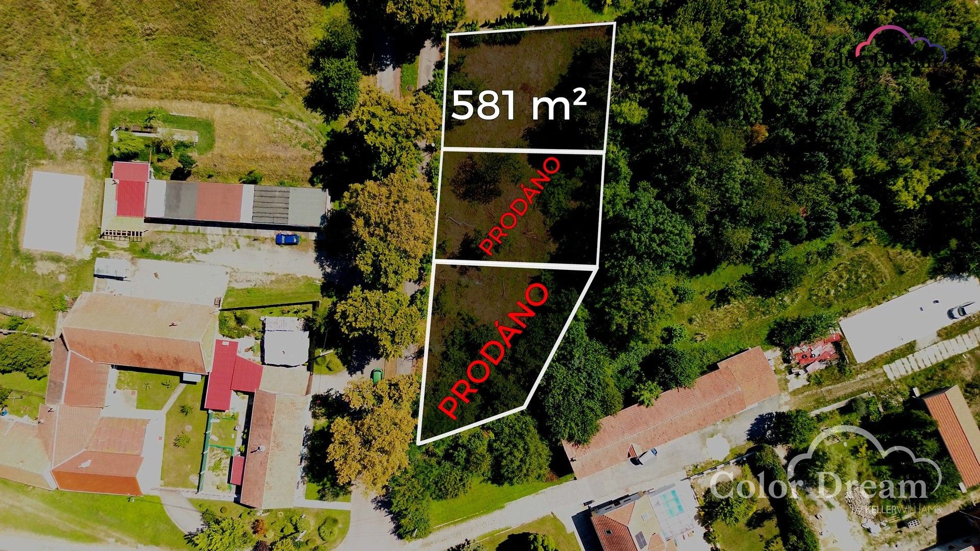 Pozemky pro bydlení, Moravské Málkovice, 581 m²