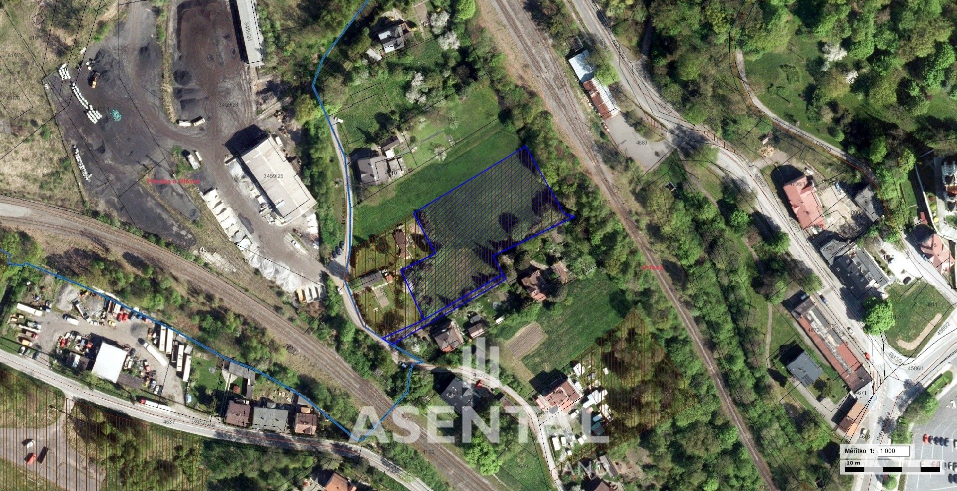 Pozemky pro bydlení, Na Kamenci, Orlová, 4 086 m²