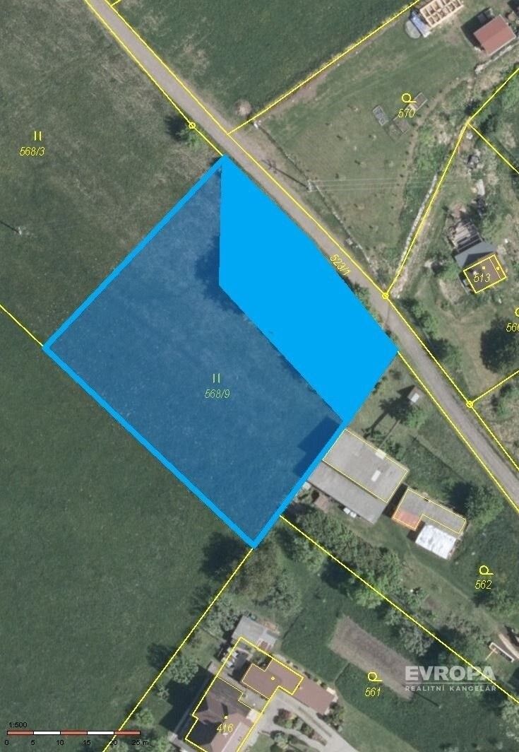 Zahrady, Malé Svatoňovice, 2 435 m²