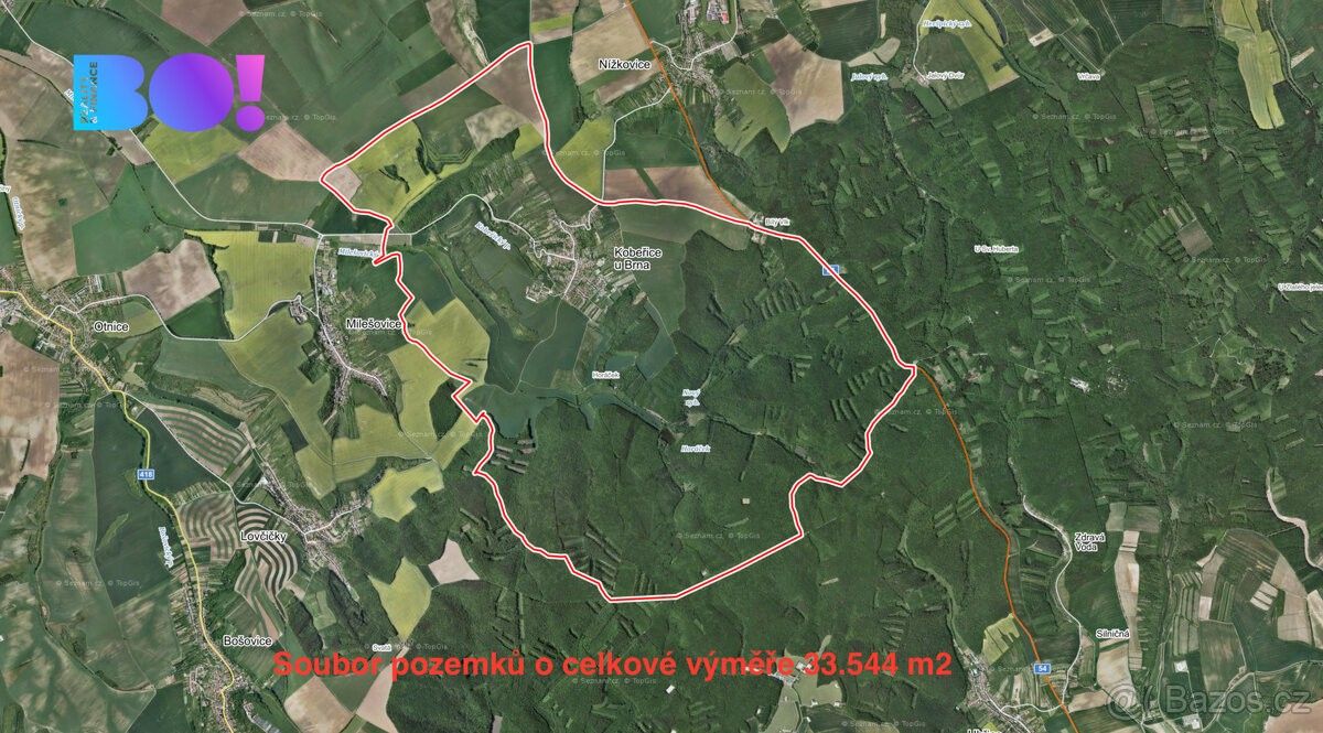 Zemědělské pozemky, Slavkov u Brna, 684 01, 33 544 m²