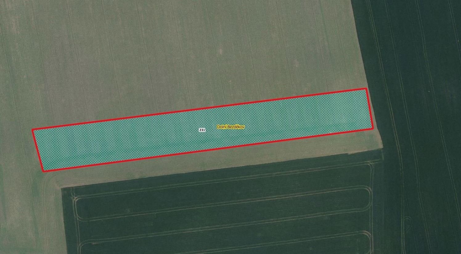Zemědělské pozemky, Dolní Bezděkov, 7 705 m²