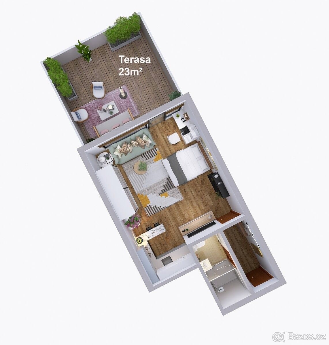 Prodej byt 1+kk - Praha, 180 00, 62 m²