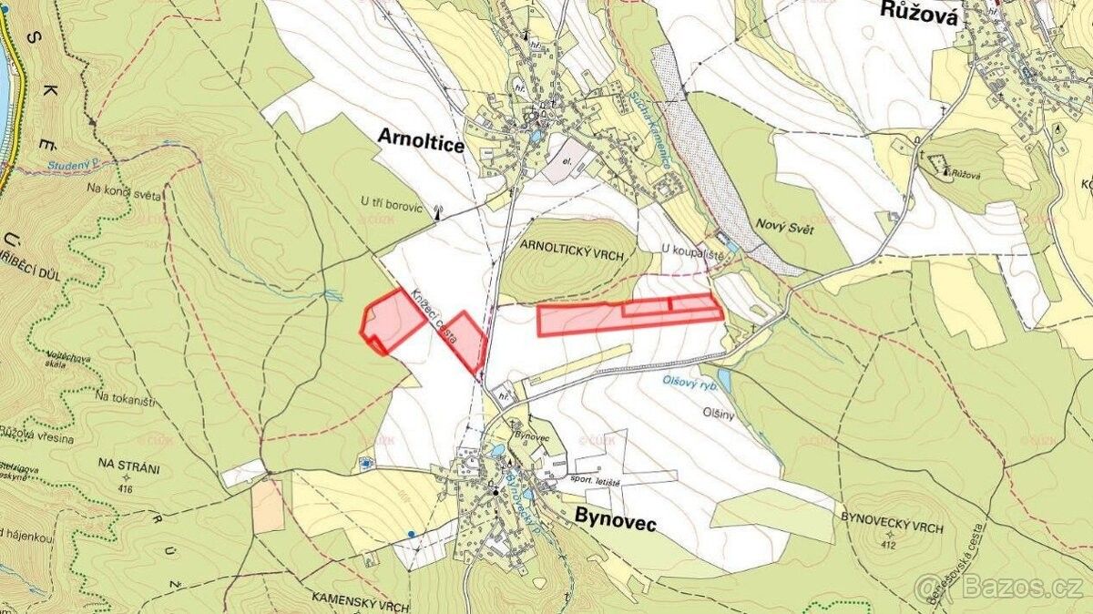 Prodej zemědělský pozemek - Děčín, 405 02