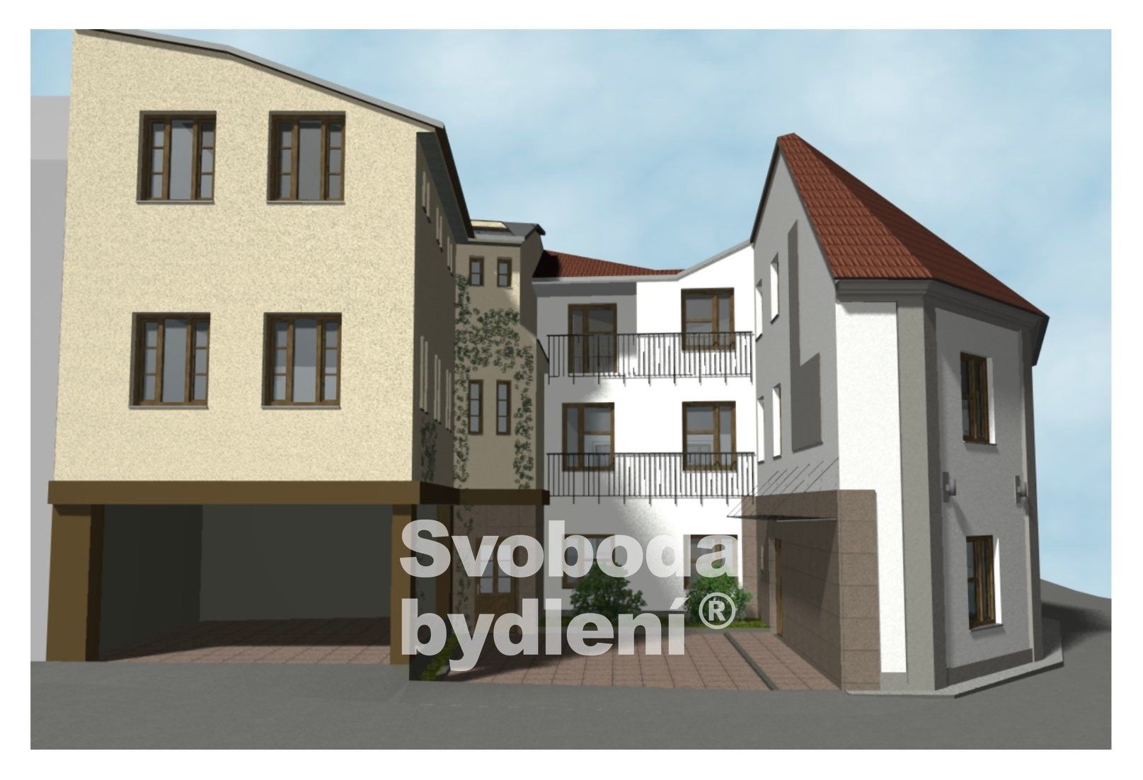 Činžovní domy, Pražská, Kostelec nad Černými lesy, 682 m²
