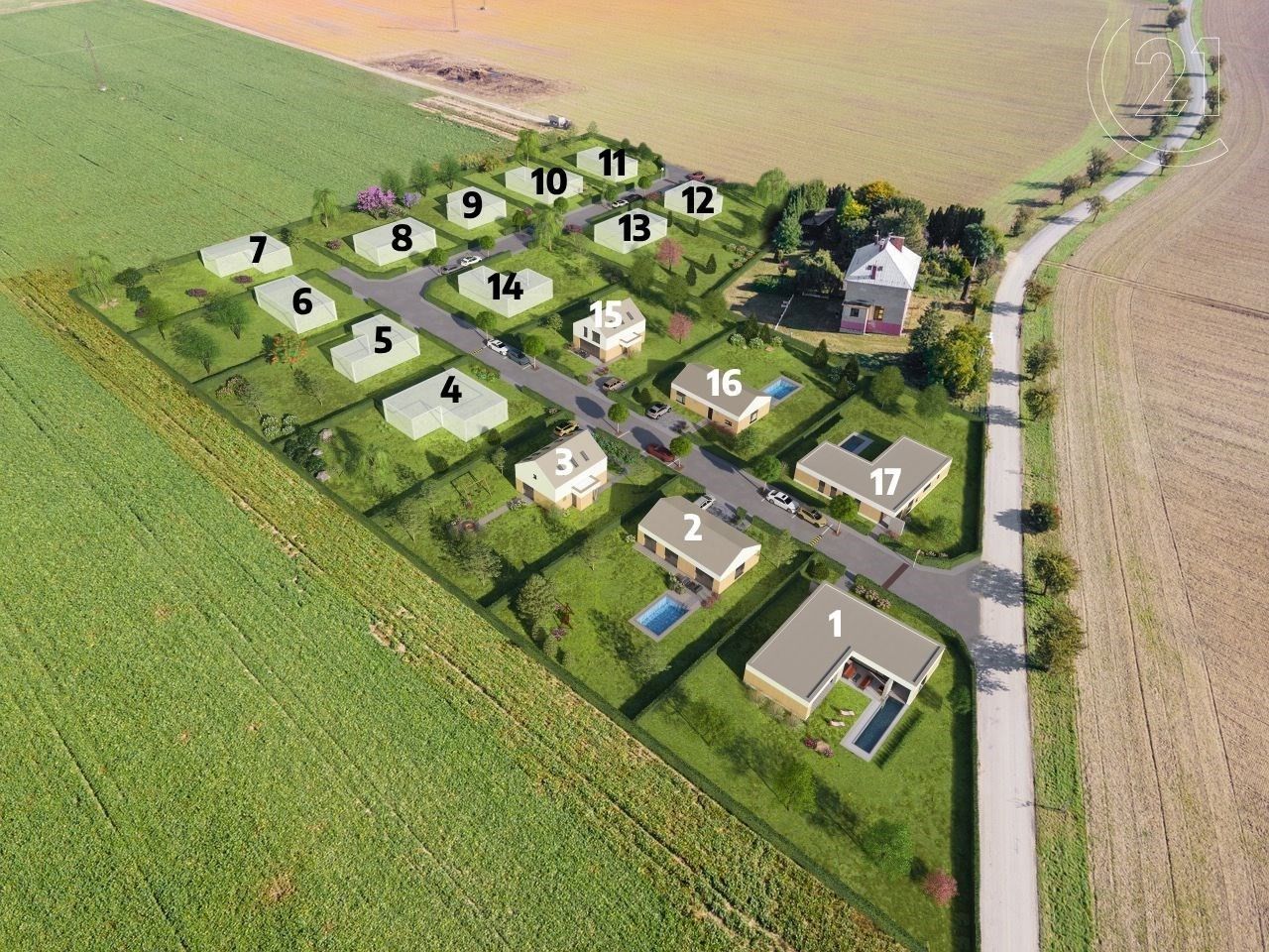 Pozemky pro bydlení, Uničov, 912 m²
