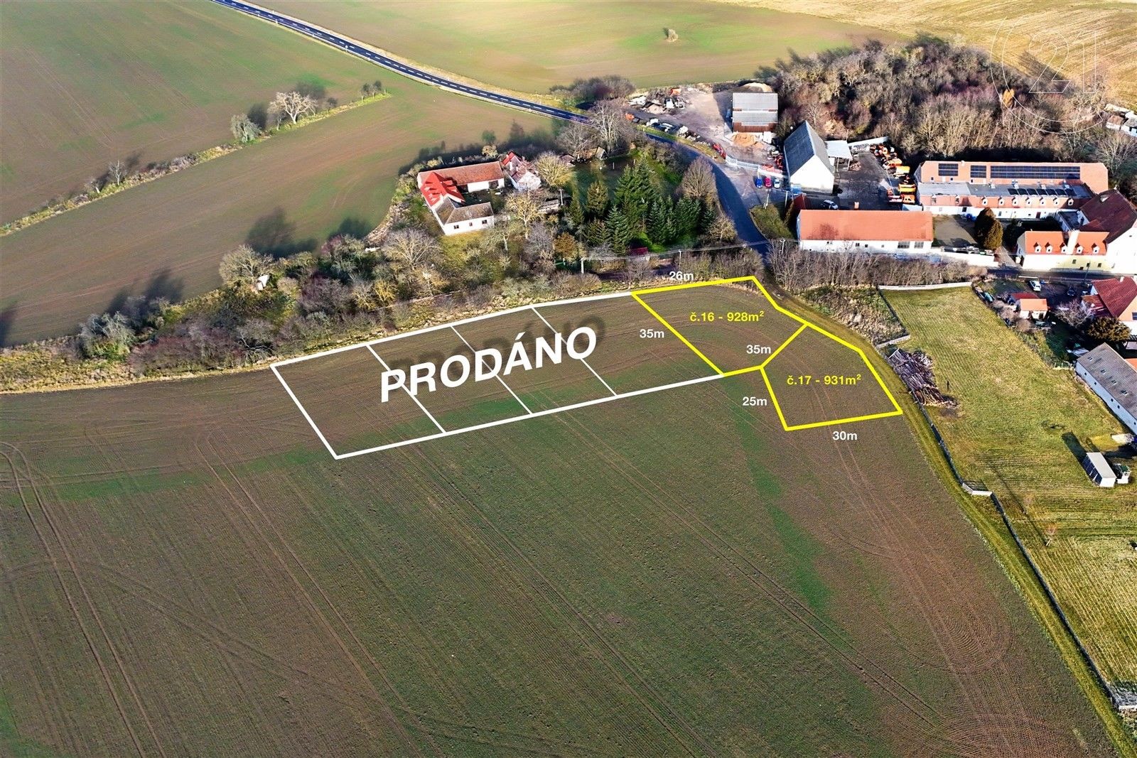 Pozemky pro bydlení, Vranovská Ves, 931 m²
