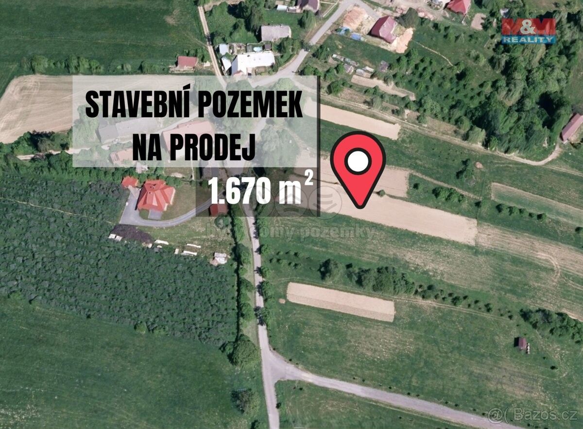 Prodej pozemek pro bydlení - Loučka u Valašského Meziříčí, 756 44, 1 670 m²