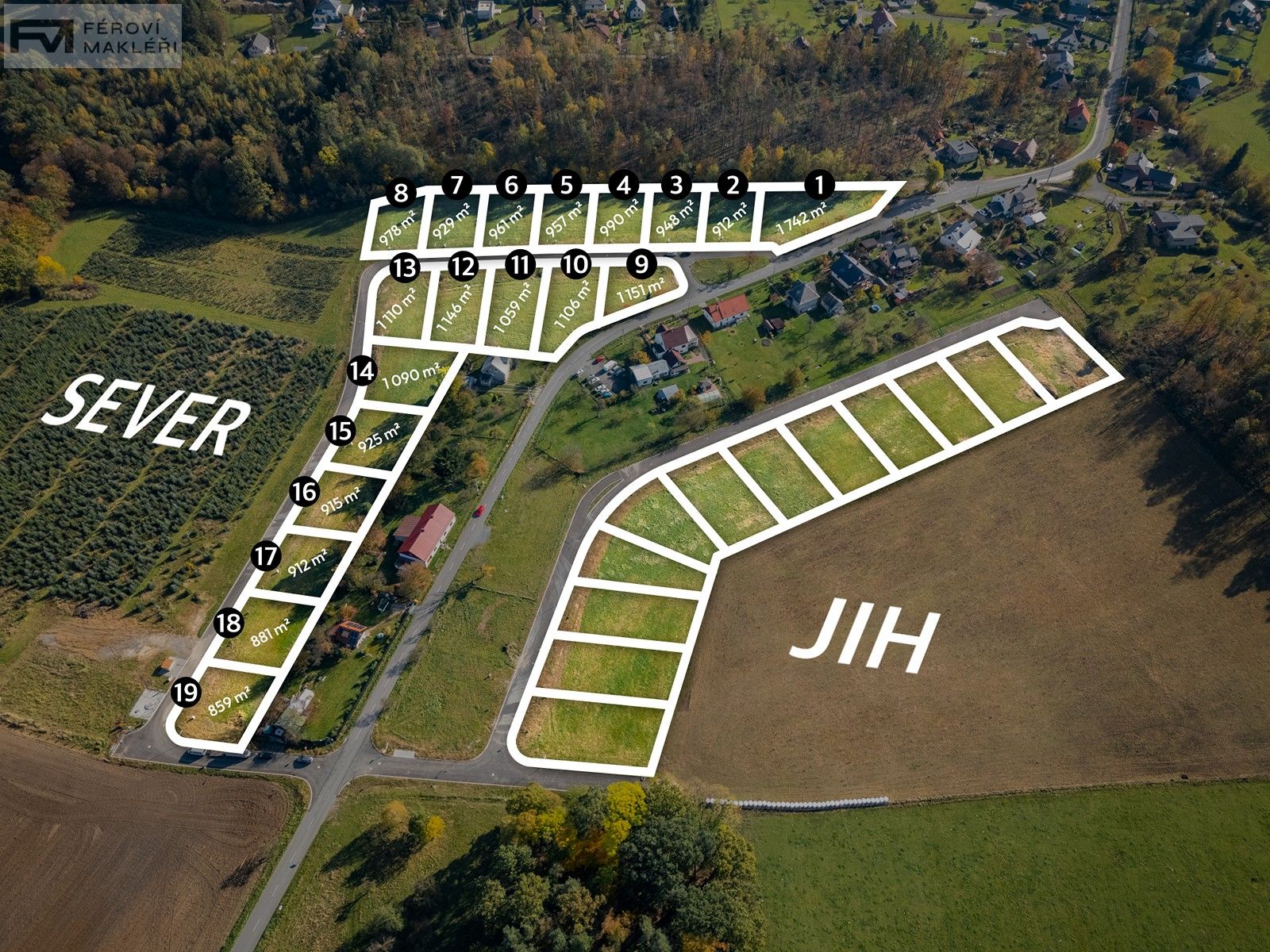 Pozemky pro bydlení, Frýdek-Místek, 915 m²