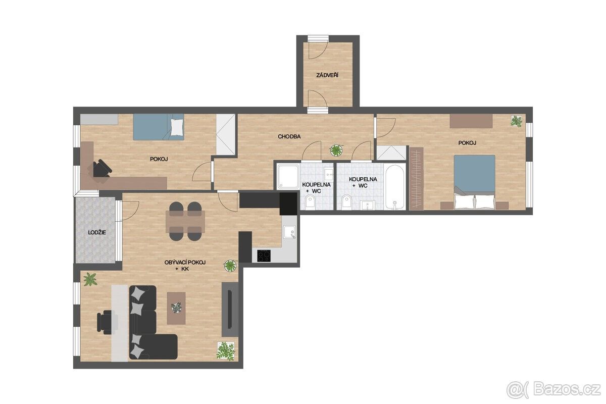 Prodej byt 3+kk - Praha, 100 00, 124 m²