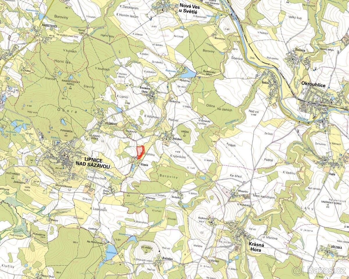 Prodej zemědělský pozemek - Světlá nad Sázavou, 582 91