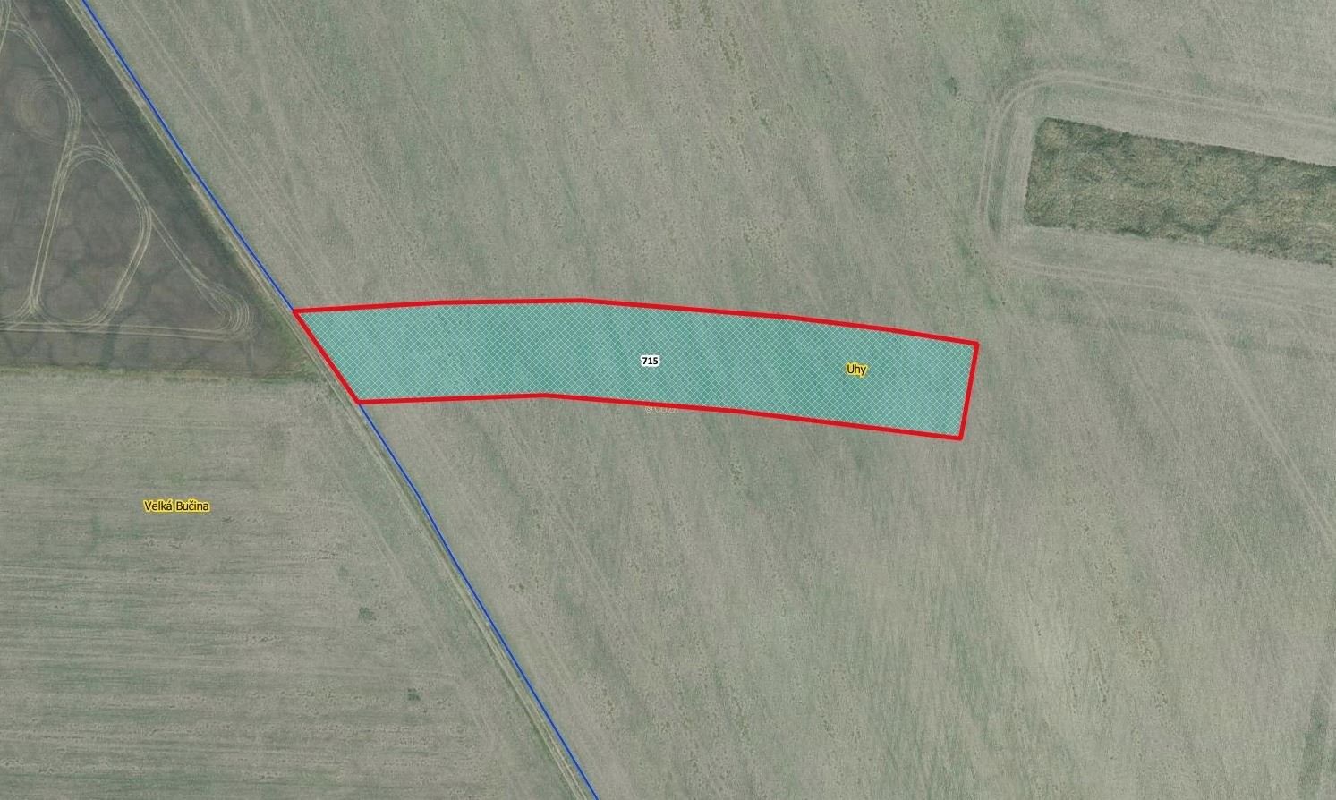 Zemědělské pozemky, Uhy, 3 741 m²