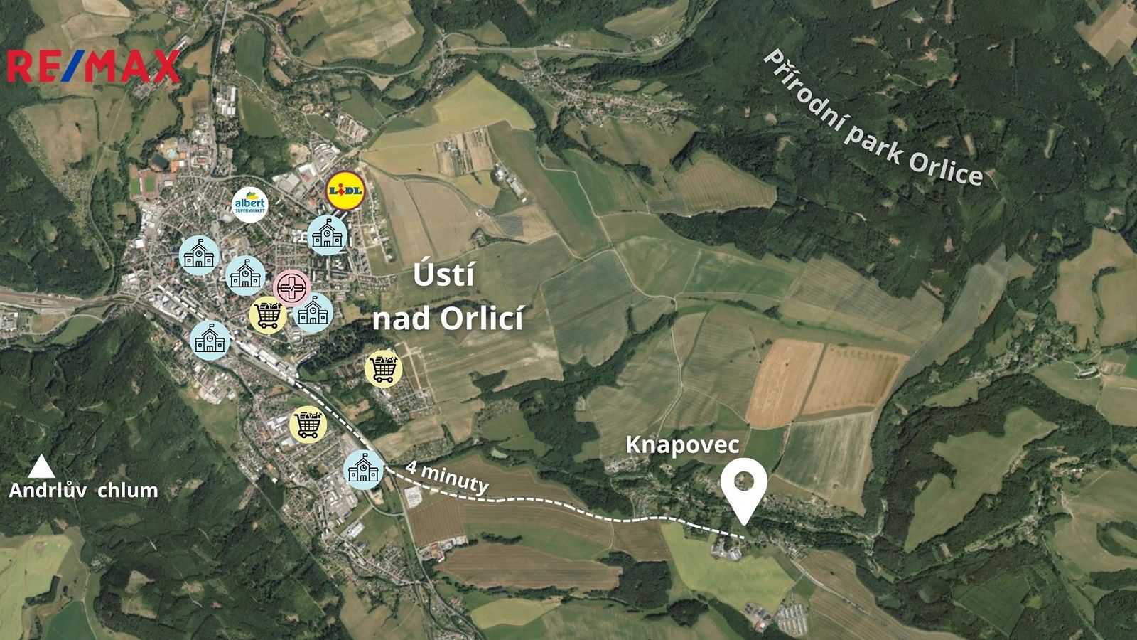 Pozemky pro bydlení, Ústí nad Orlicí, 2 867 m²
