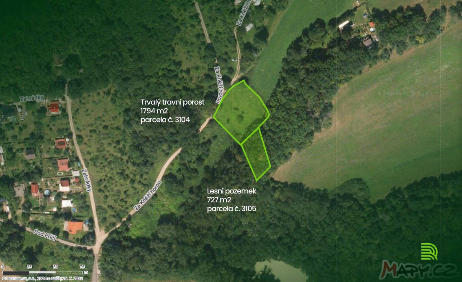 Prodej louka - Vráž, 2 521 m²