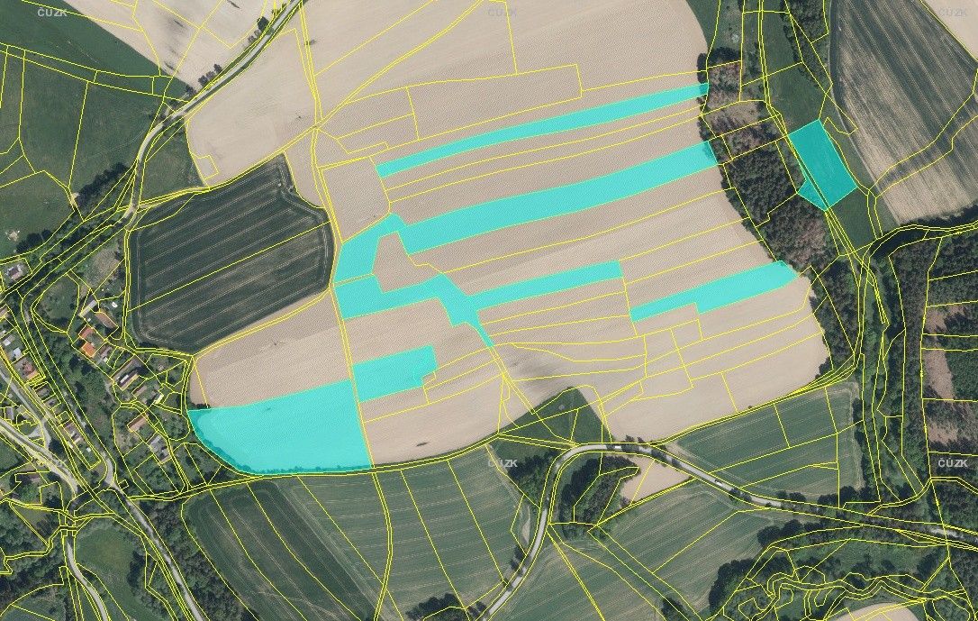 Prodej zemědělský pozemek - Křešín u Pacova, 394 24, 14 477 m²