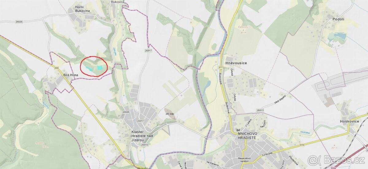 Prodej les - Mnichovo Hradiště, 295 01, 2 986 m²