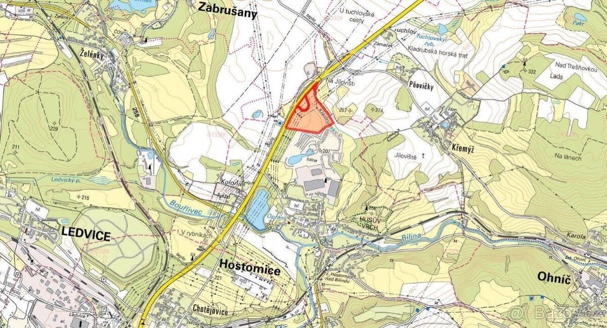 Prodej zemědělský pozemek - Hostomice nad Bílinou, 417 52