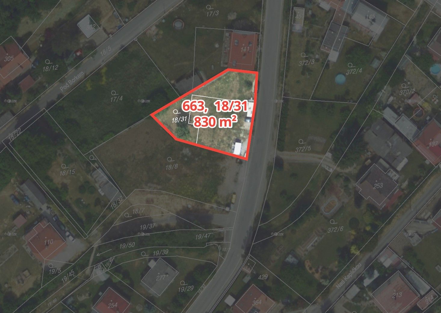 Pozemky pro bydlení, Svatojanská, Srbsko, 830 m²