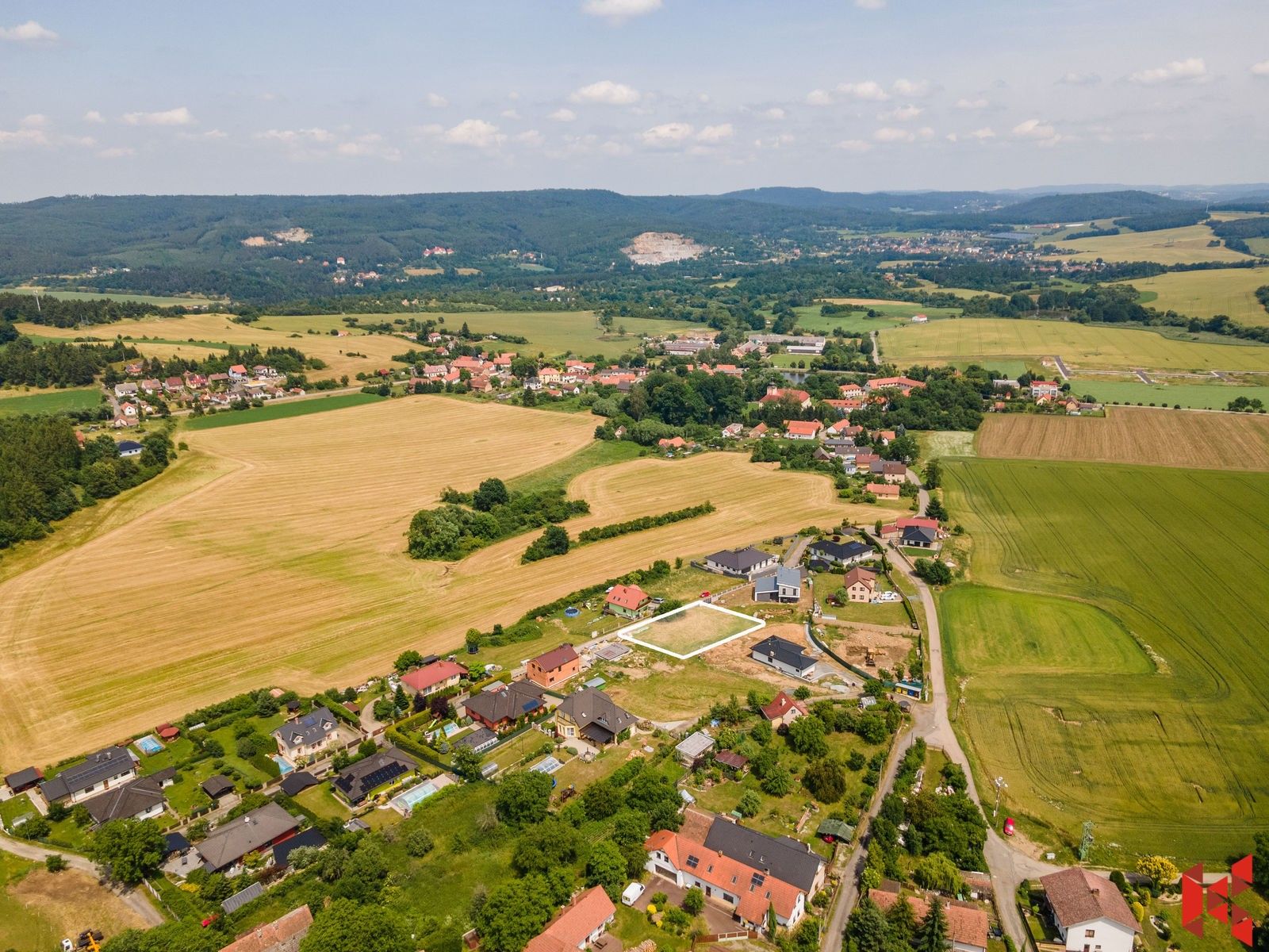Prodej pozemek pro bydlení - Břežany, Lešany, 1 107 m²