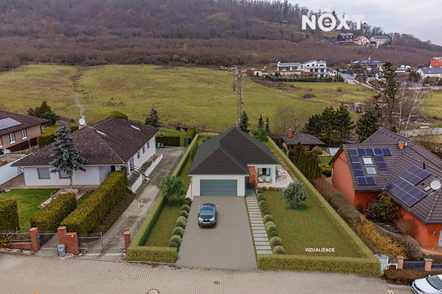 Pozemky pro bydlení, K Hůrce, Loděnice, 1 220 m²