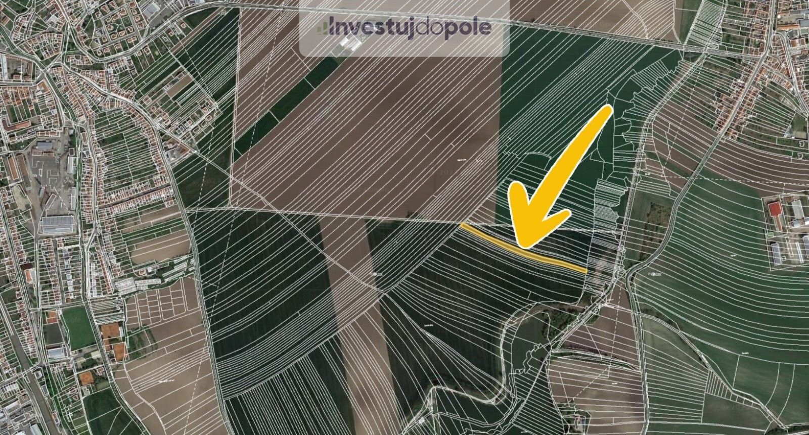 Prodej zemědělský pozemek - Šlapanice, 2 011 m²