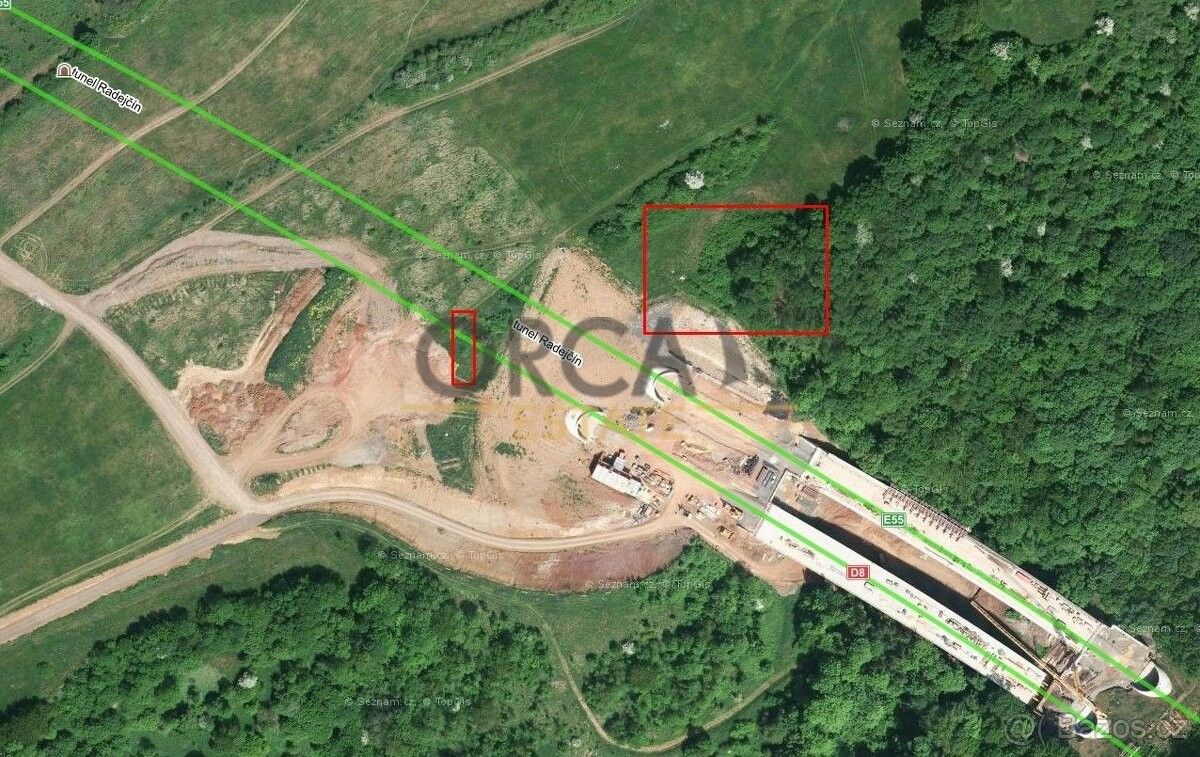 Prodej pozemek - Prackovice nad Labem, 411 33, 5 155 m²