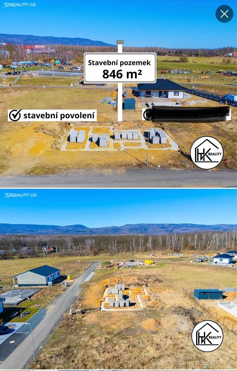 Pozemky pro bydlení, Teplice, 415 01, 846 m²