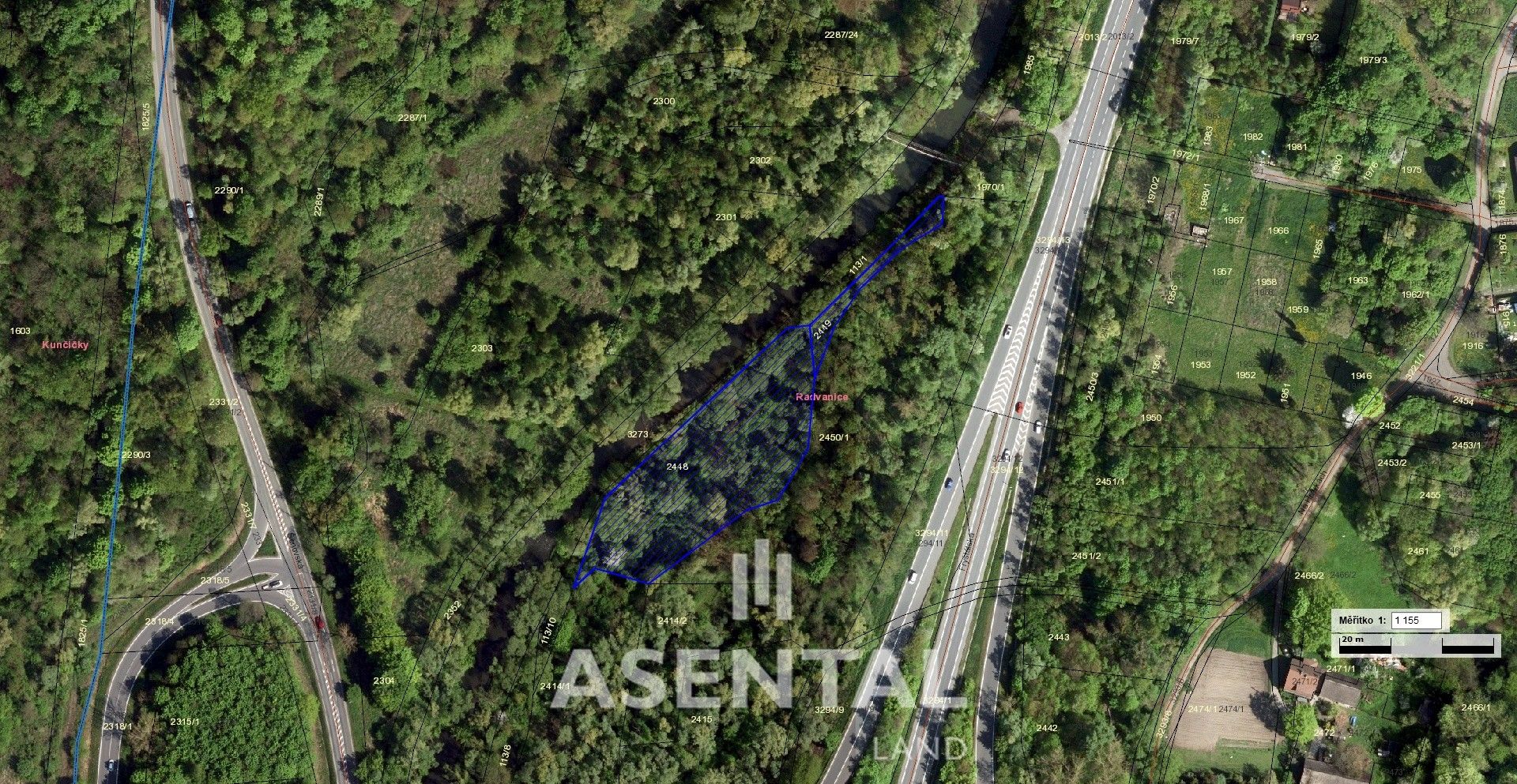Lesy, Radvanice, Ostrava, 4 671 m²