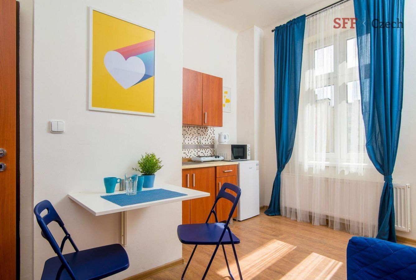 1+kk, Čestmírova, Praha, 17 m²