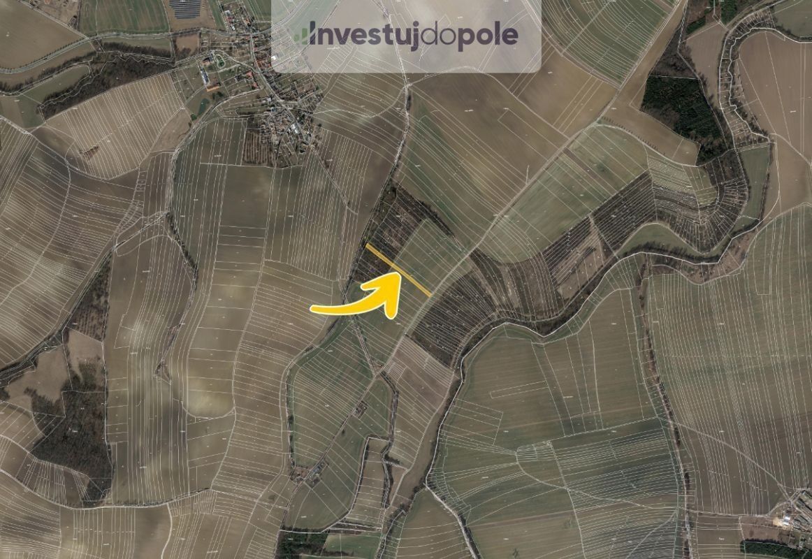 Prodej zemědělský pozemek - Honětice, 1 539 m²