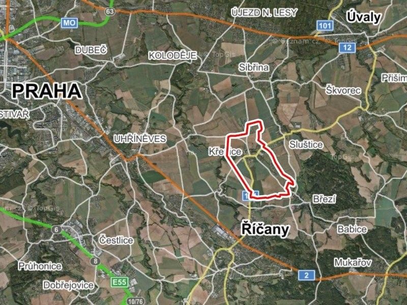 Zemědělské pozemky, Křenice, 23 998 m²