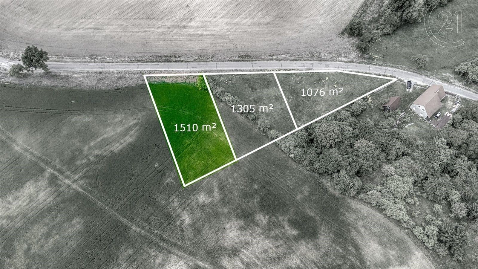 Pozemky pro bydlení, Chrást, 1 510 m²