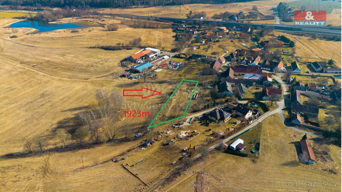 Prodej pozemek - Písek, 397 01, 1 923 m²