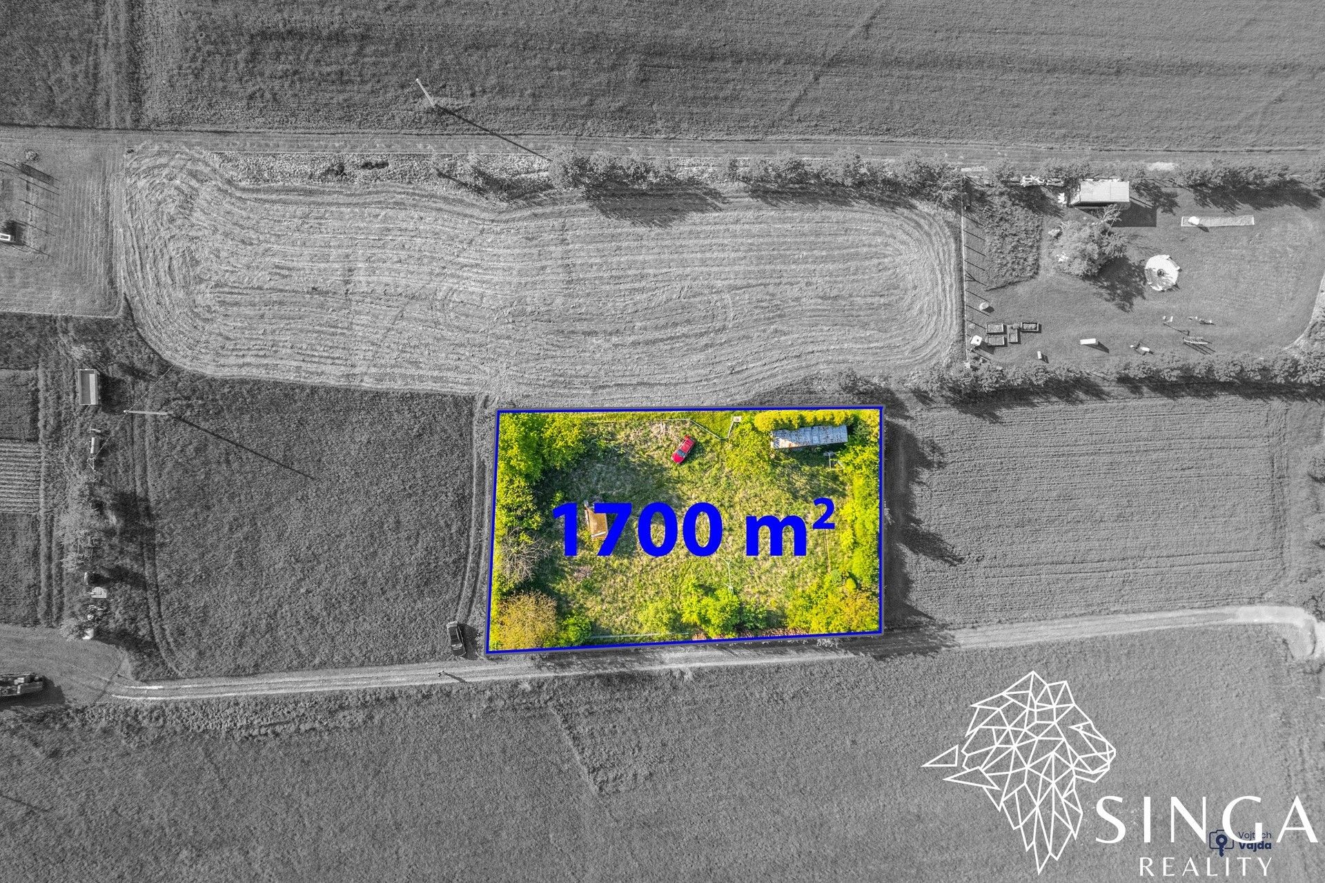 Zahrady, Vendryně, 1 700 m²