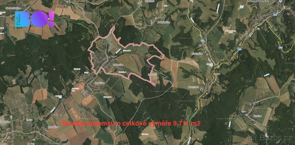 Zemědělské pozemky, Prakšice, 687 56, 9 711 m²