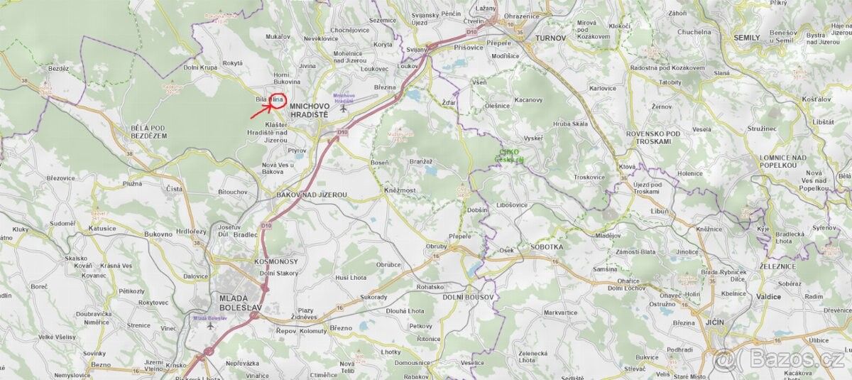 Lesy, Mnichovo Hradiště, 295 01, 2 986 m²