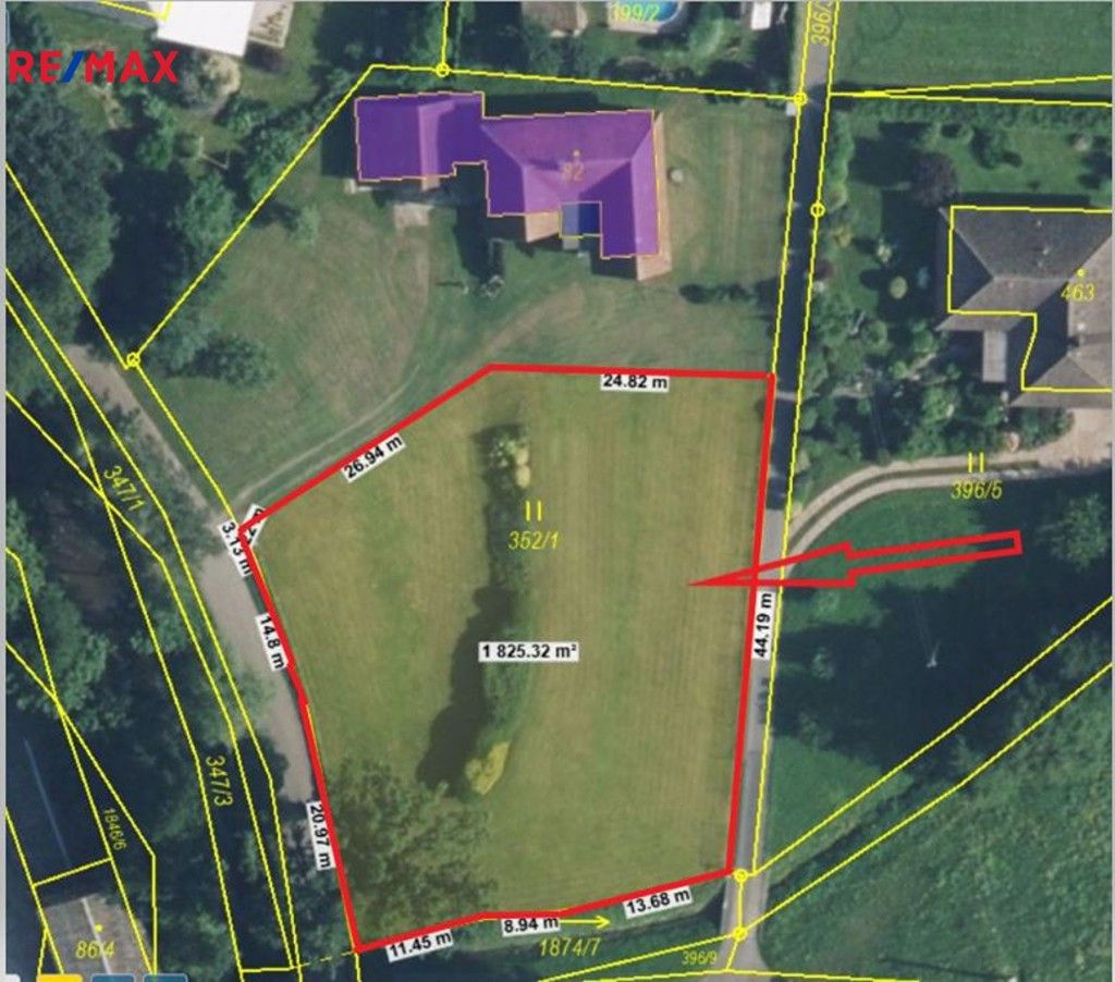 Pozemky pro bydlení, Žichlínek, 1 825 m²