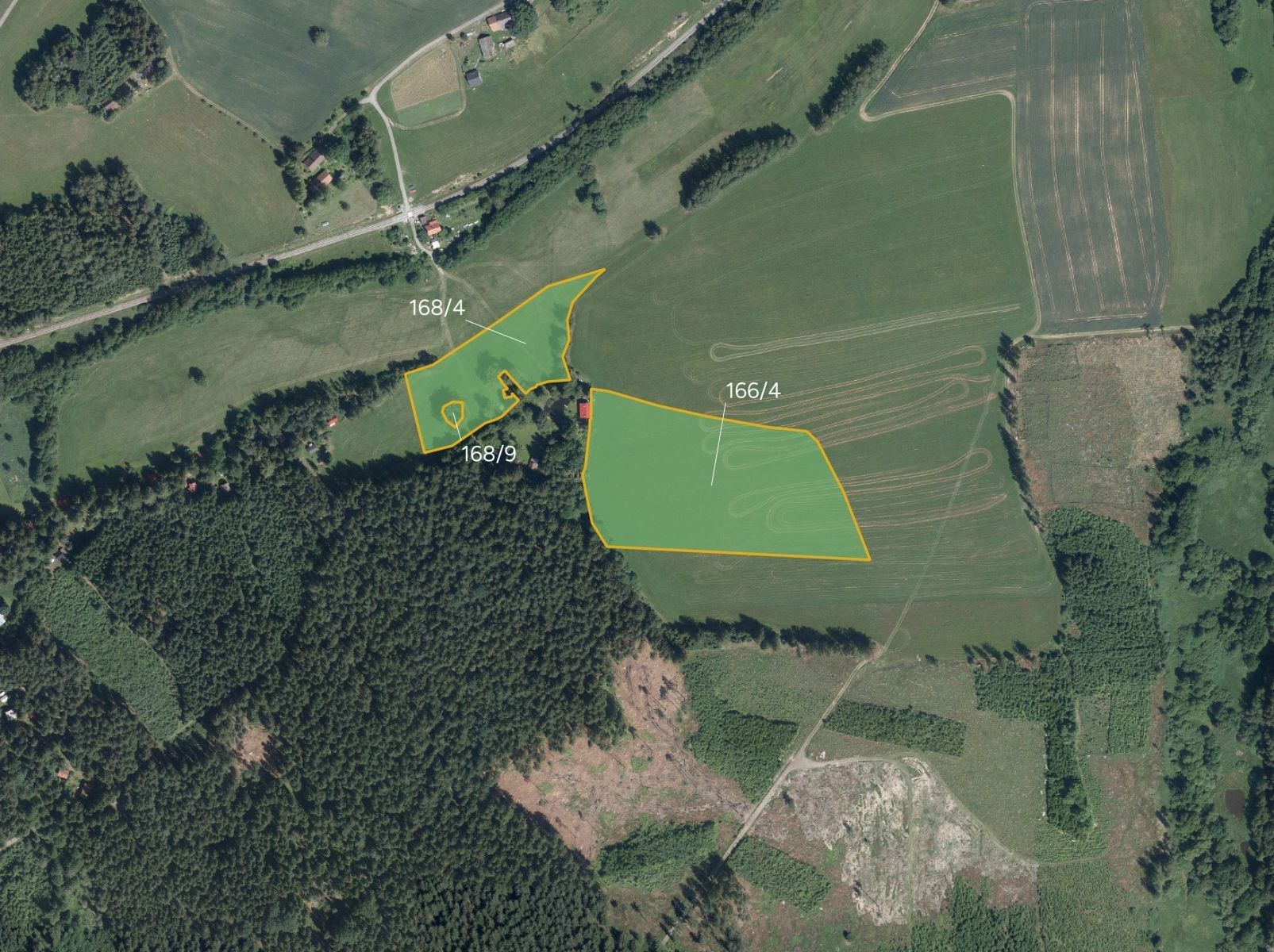 Zemědělské pozemky, Stružinec, Ždírec nad Doubravou, 33 347 m²