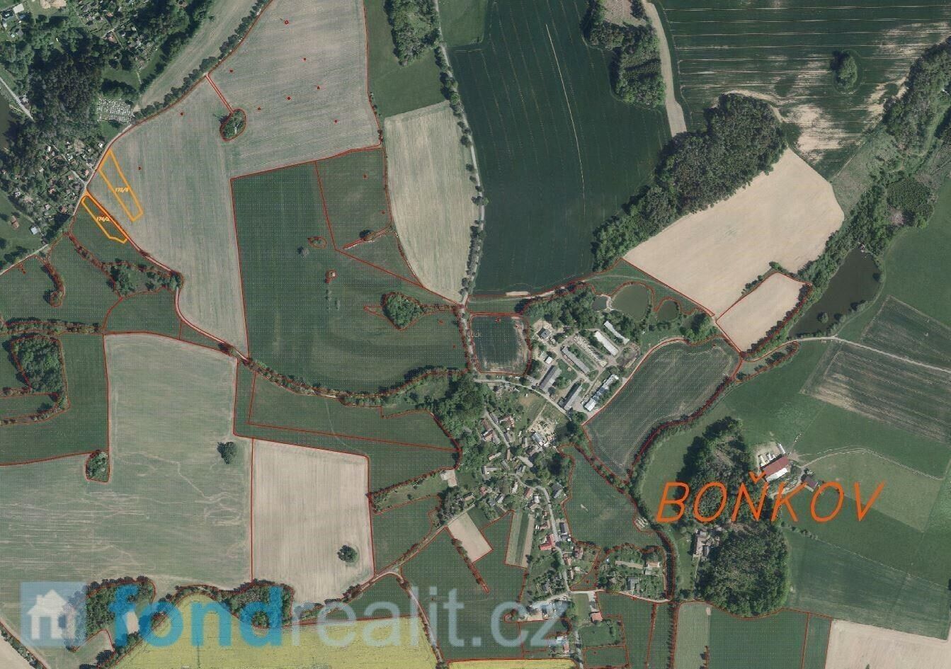 Prodej pozemek - Boňkov, 5 743 m²