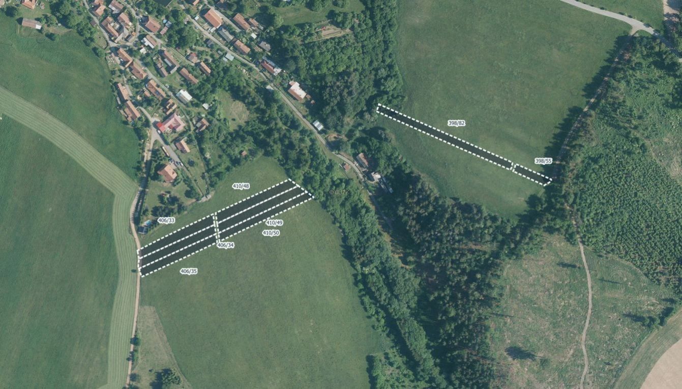 Zemědělské pozemky, Kulířov, 8 694 m²