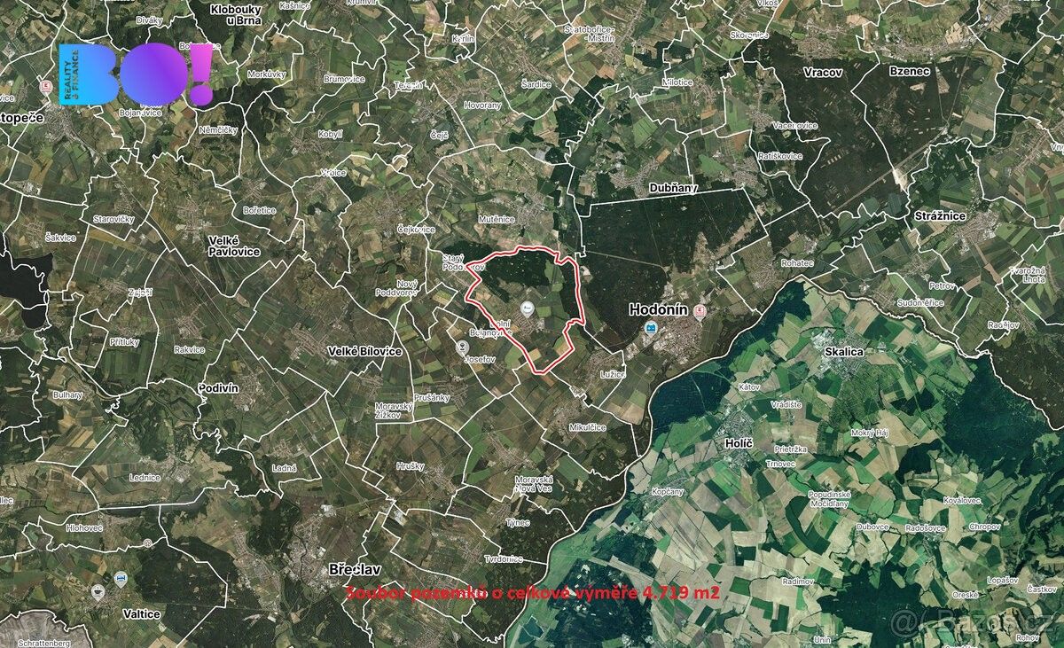 Zemědělské pozemky, Dolní Bojanovice, 696 17, 4 719 m²