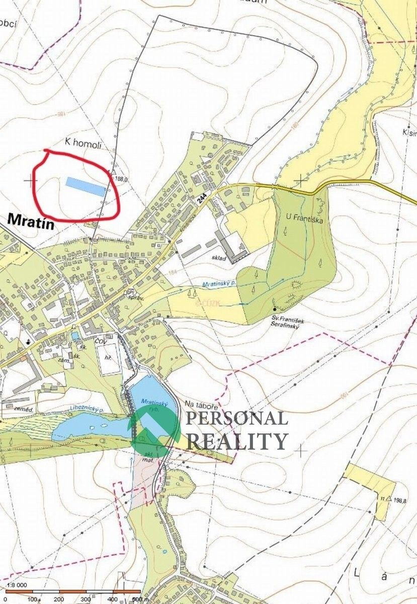 Zemědělské pozemky, Mratín, 4 853 m²