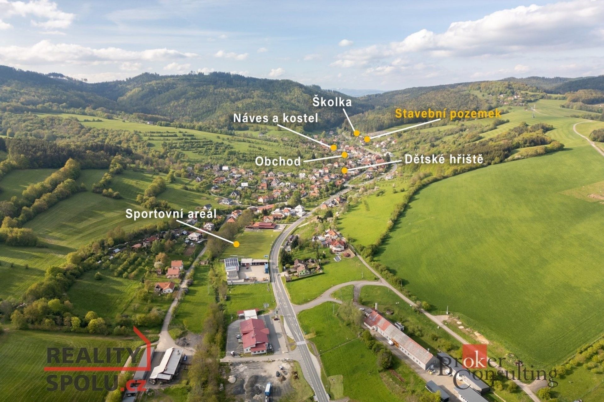 Pozemky pro bydlení, Horní Lhota, 1 310 m²