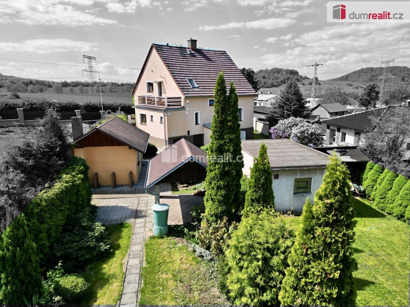 Prodej rodinný dům - Pod kovárnou, Kostomlaty pod Milešovkou, 160 m²
