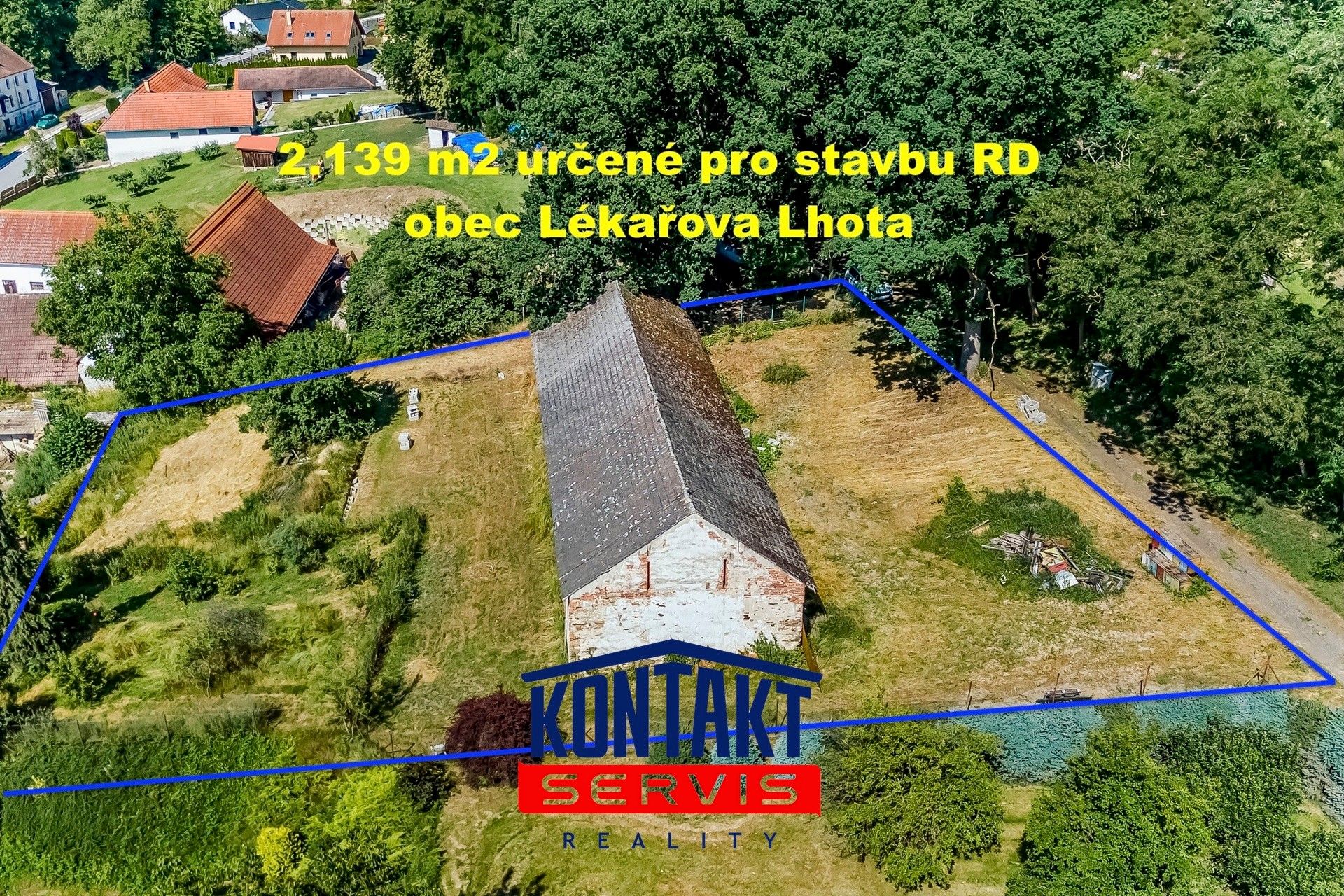 Pozemky pro bydlení, Lékařova Lhota, Sedlec, 2 139 m²