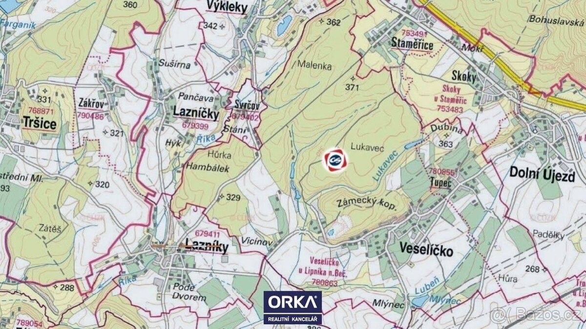 Prodej pozemek - Veselíčko u Lipníka nad Bečvou, 751 25, 3 455 m²
