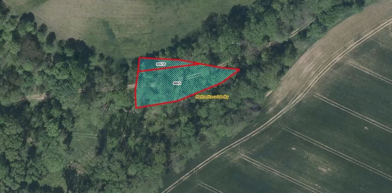 Louky, Markvartice, 1 370 m²