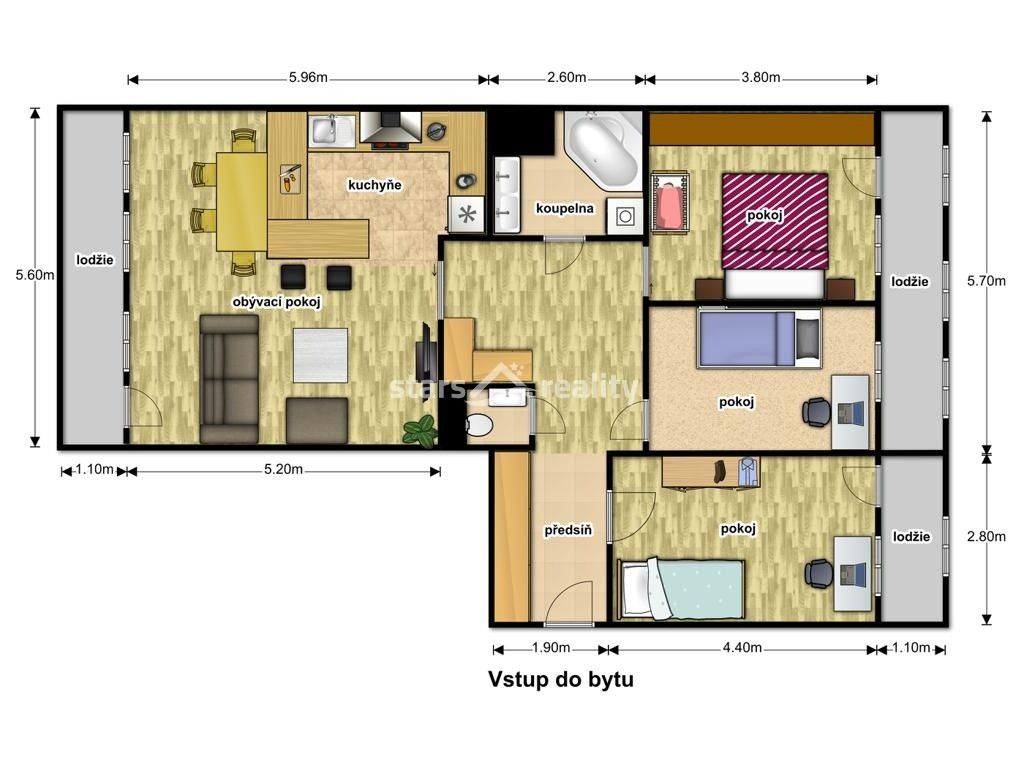 4+1, Mělník, 276 01, 109 m²