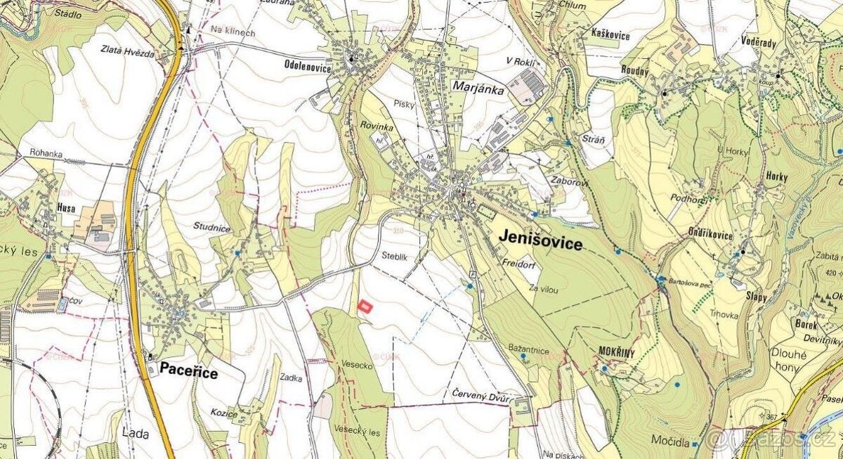 Prodej zemědělský pozemek - Jenišovice u Jablonce nad Nisou, 468 33
