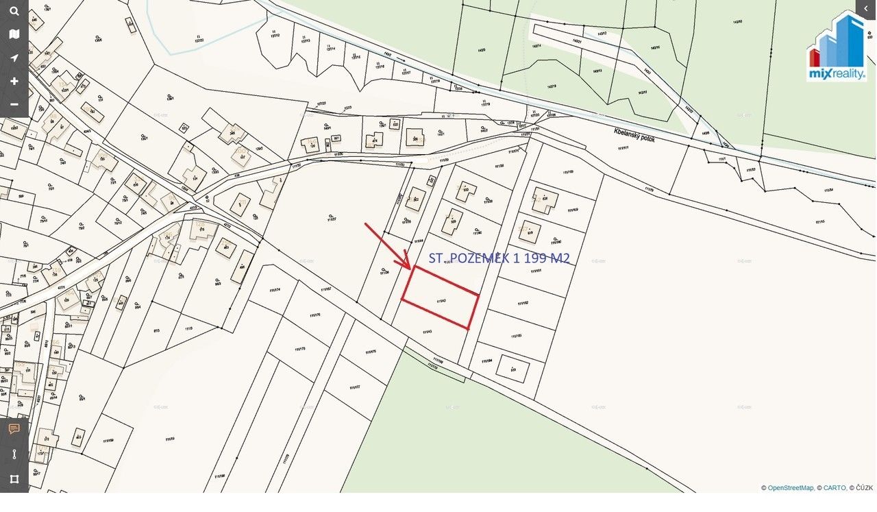 Prodej pozemek pro bydlení - Blatnice, Plzeň-sever, 1 199 m²