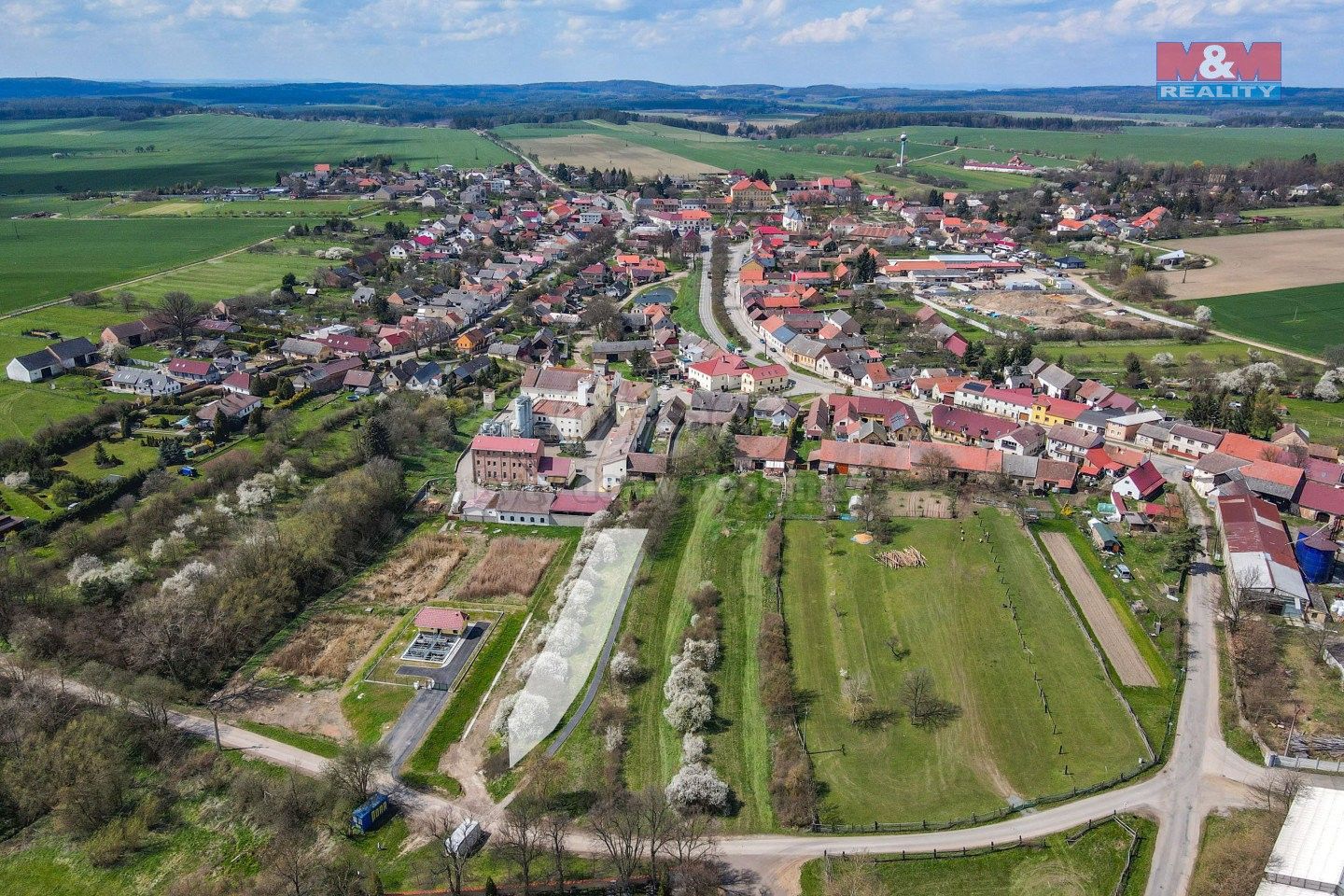 Zahrady, Čistá, 1 236 m²